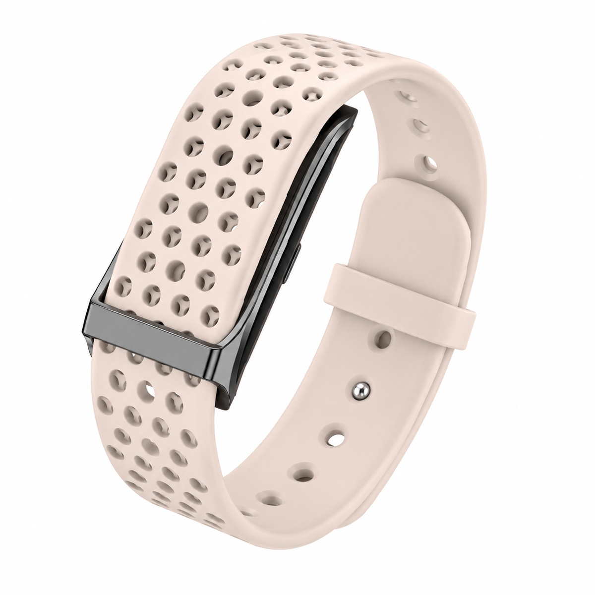 TruePulse silicone strap smart fitness bracelet with heart rate tracking