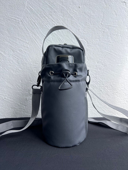 TruePulse magnetic fitness water bottle bag with shoulder strap