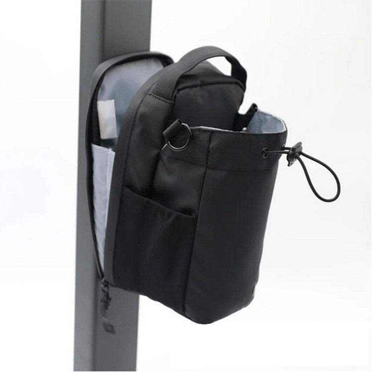 Magnetic Fitness Water Bottle Bag with Shoulder Strap