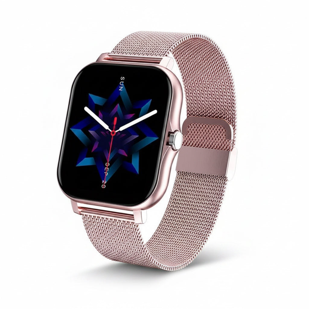 TruePulse mesh strap smart watch fitness tracker with touch screen
