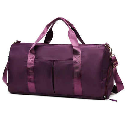TruePulse gym sports bag with shoe compartment and wet pocket