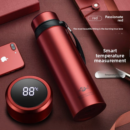 TruePulse SmartTemp insulated stainless steel water bottle with tea infuser