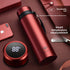 TruePulse SmartTemp insulated stainless steel water bottle with tea infuser