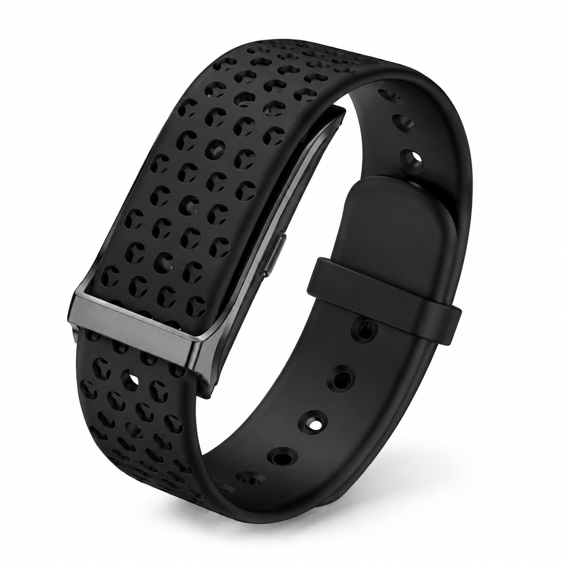 TruePulse silicone strap smart fitness bracelet with heart rate tracking