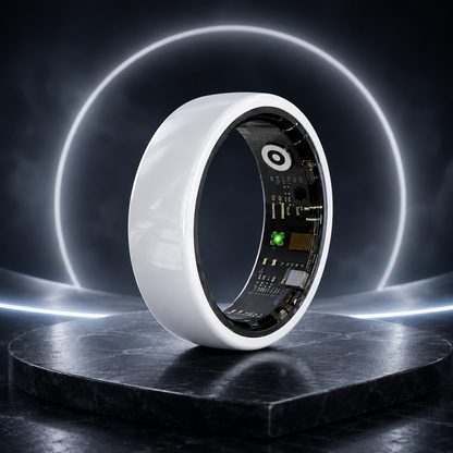 TruePulse ceramic smart ring for sleep, heart rate and fitness tracking