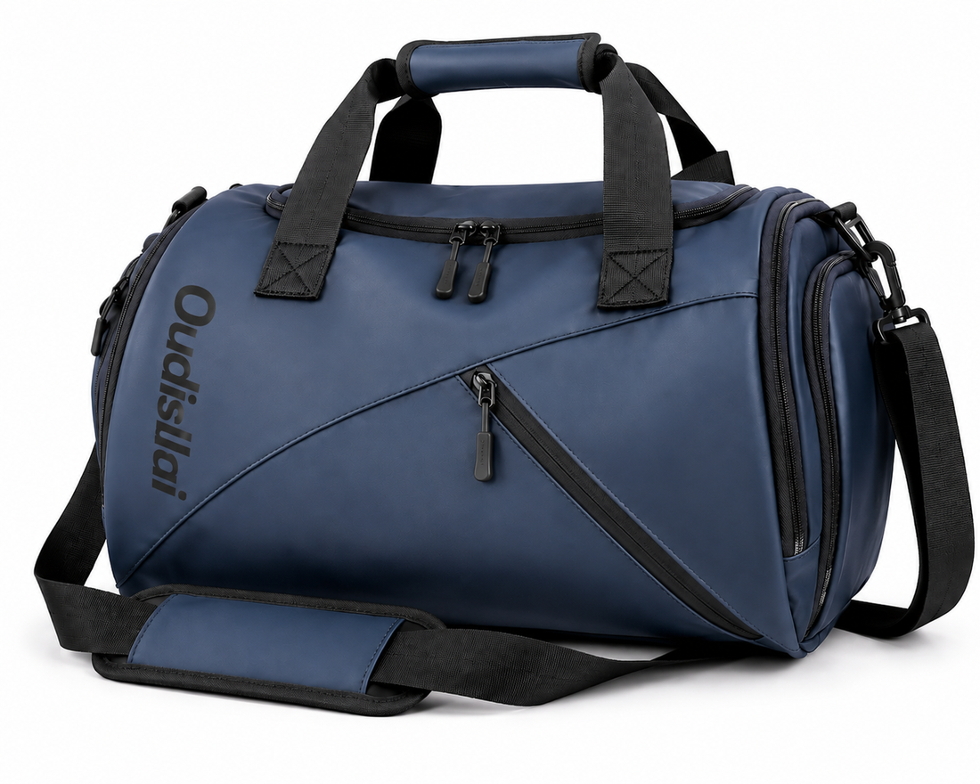 TruePulse large waterproof gym sports bag with wet dry compartment