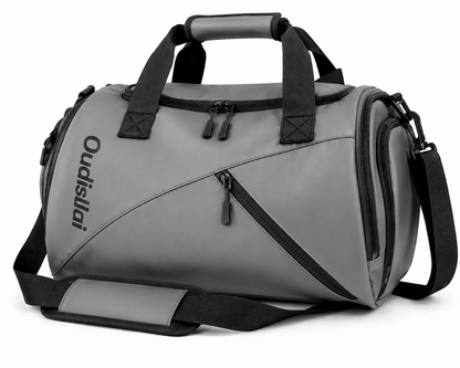 TruePulse large waterproof gym sports bag with wet dry compartment