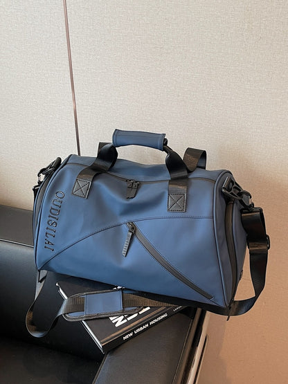 TruePulse large waterproof gym sports bag with wet dry compartment