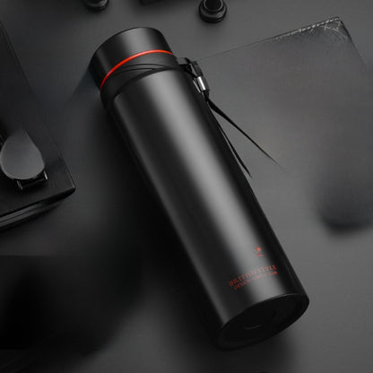 TruePulse SmartTemp insulated stainless steel water bottle with tea infuser