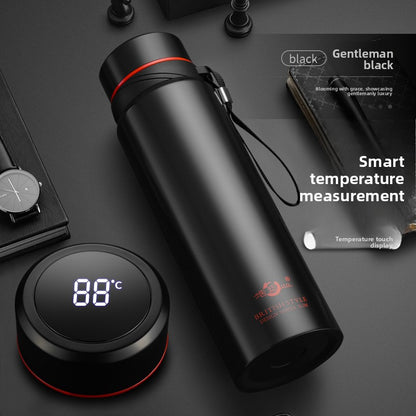 TruePulse SmartTemp insulated stainless steel water bottle with tea infuser