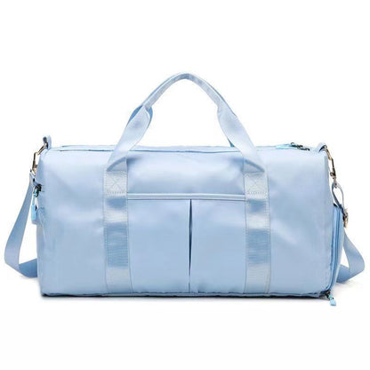 TruePulse gym sports bag with shoe compartment and wet pocket