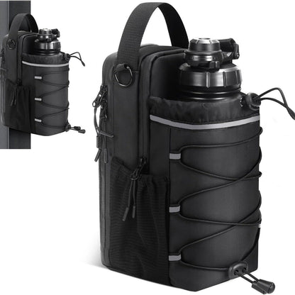 TruePulse magnetic fitness water bottle bag with shoulder strap